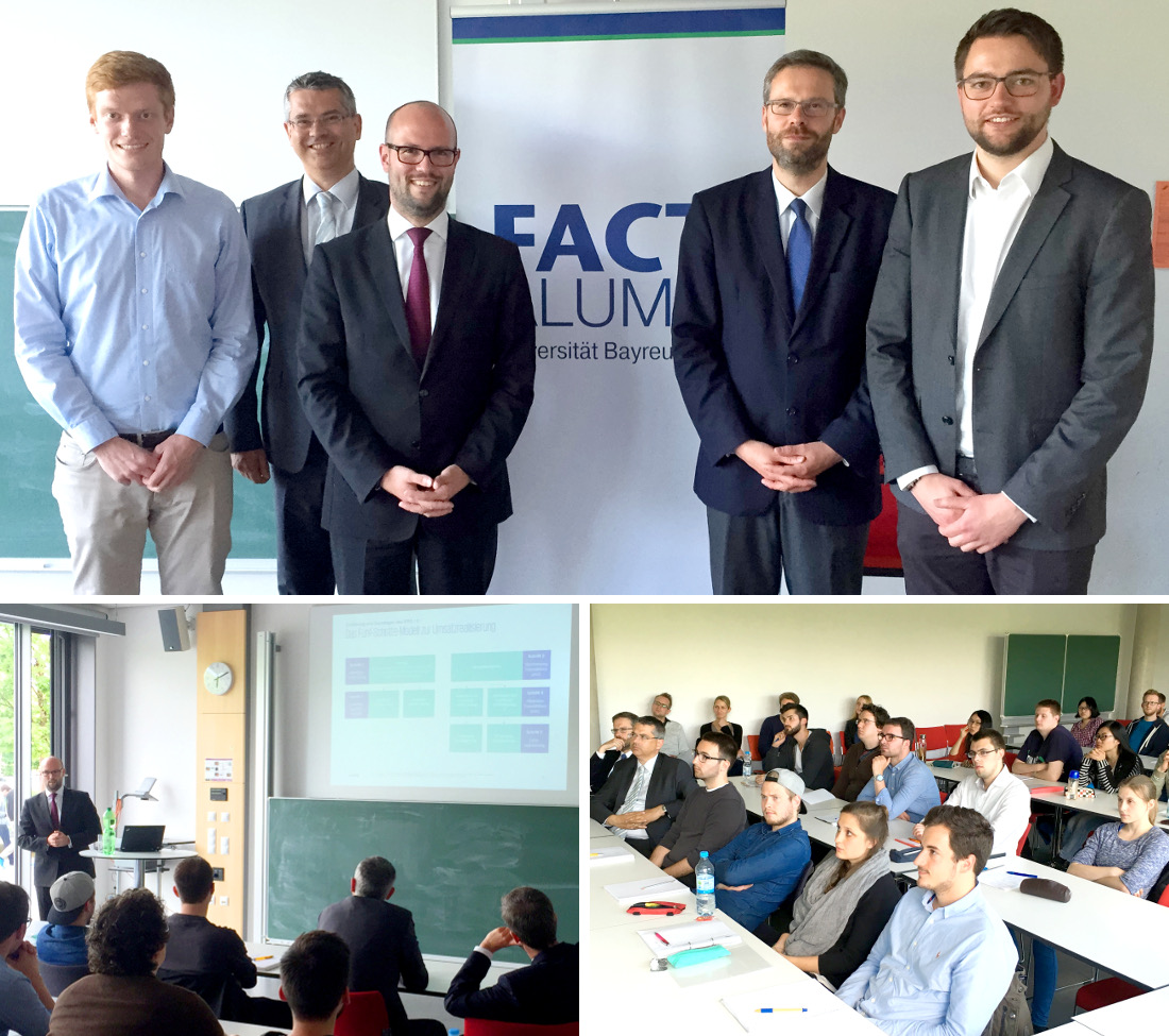 Gastvortrag zur Implementierung des neuen IFRS 15 zur Umsatzrealisierung, Universität Bayreuth